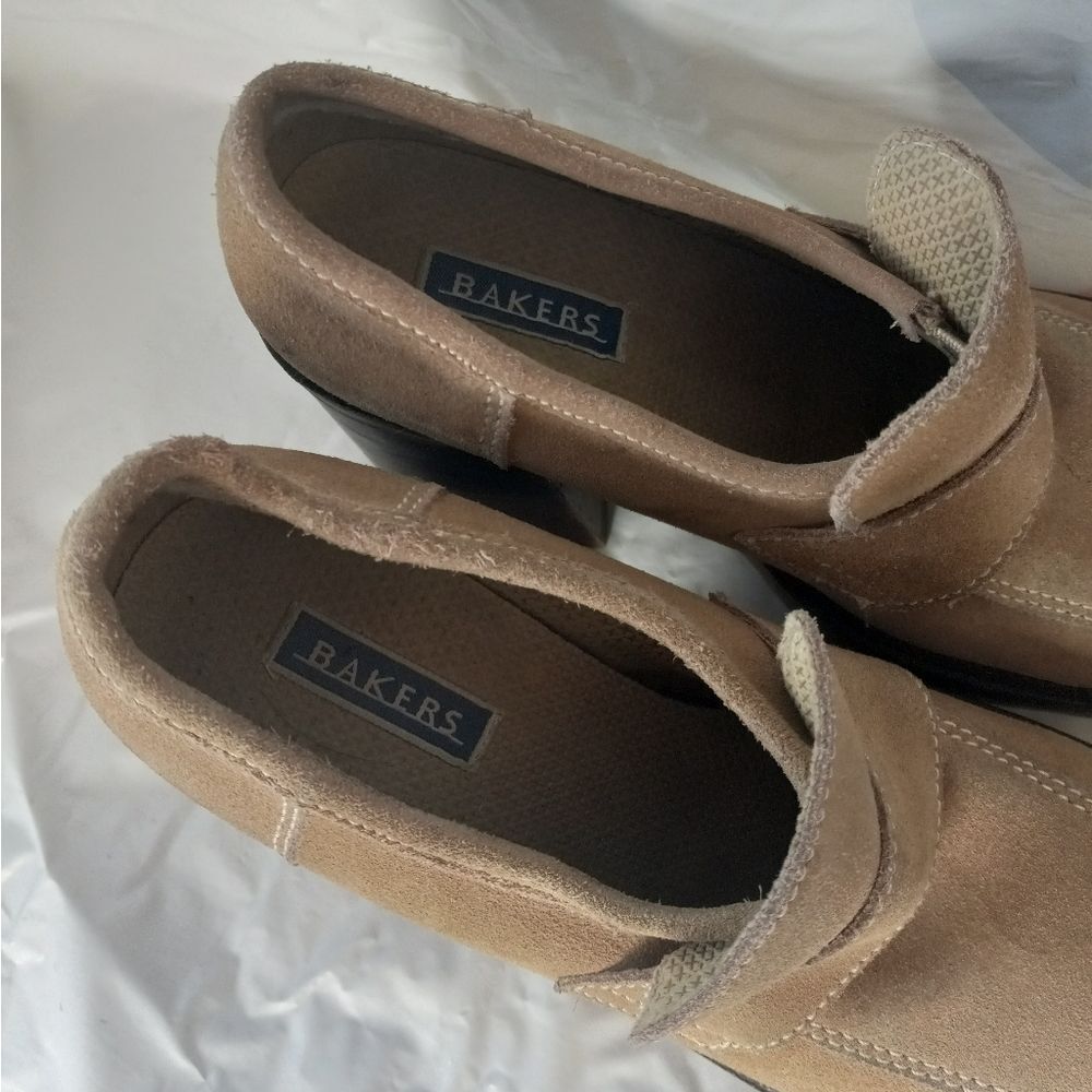 Vintage Bakers Shoes Chunky Block Heel Size 8 US - Picture 7 of 16